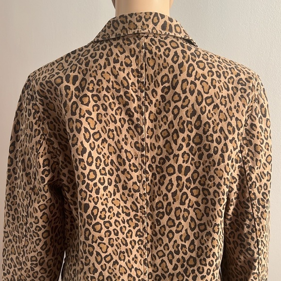 Nili Lotan Addison Blazer Zebra Print Brown Size 10 - Picture 12 of 16